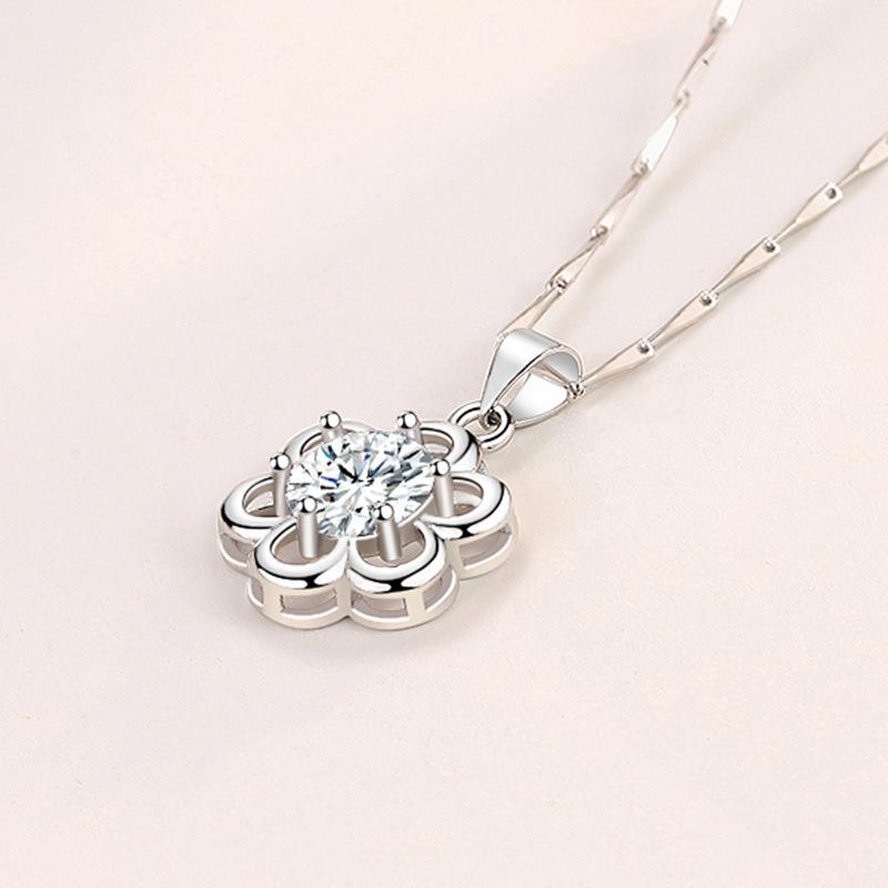 Lindon Damen-Halskette mit Zirkon-Anhänger aus Kupferlegierung, für Damen, Party-Geschenke, modisches Geschenk