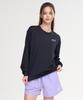 Leijibi [Set] Dry-Cooling Oversized Long Sleeve Rash Guard + Swim Shorts Set W Black