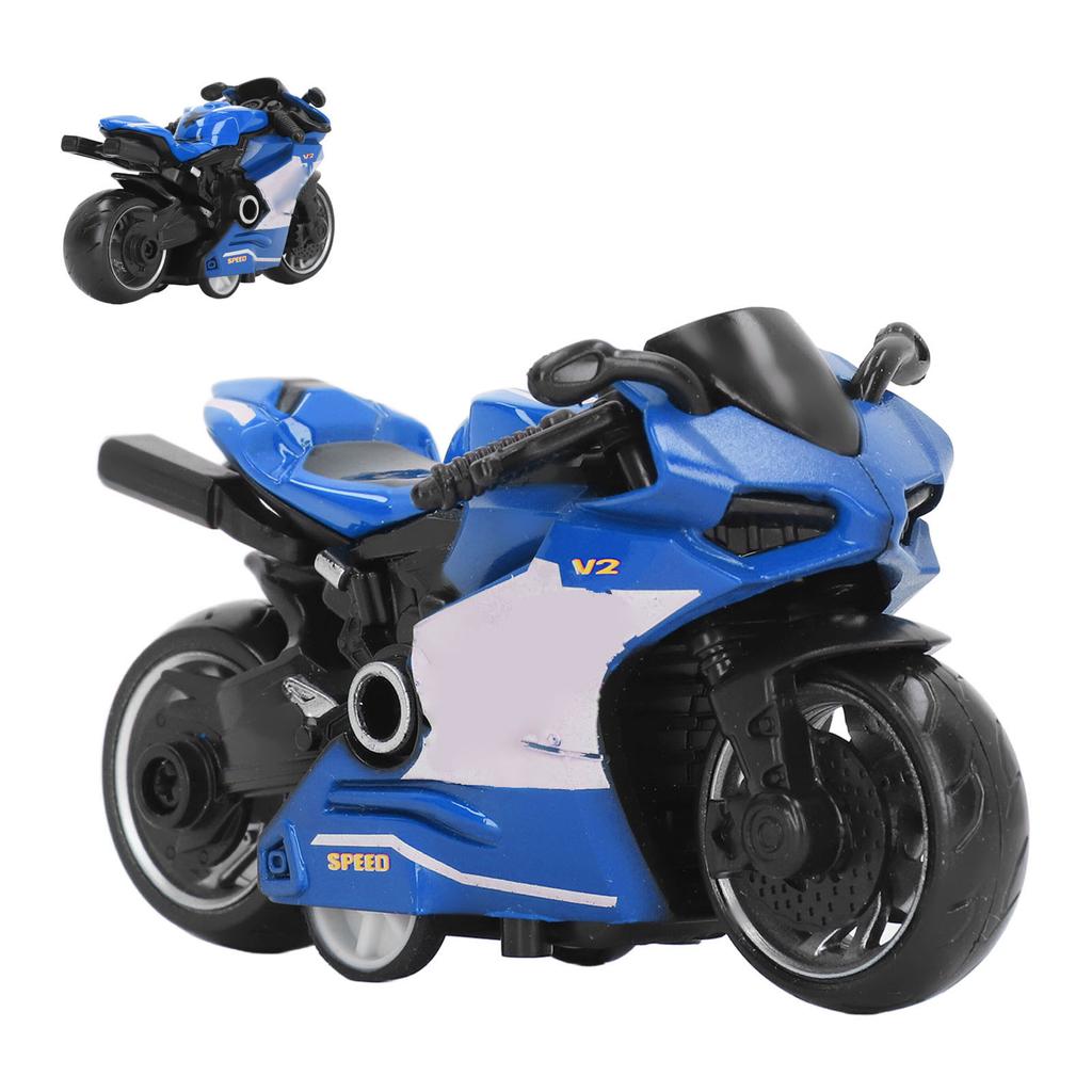 Pull Back Motorcycles Toy Innovative Simulation Alloy Motorcycle Model for Kids Gifts Collection