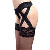 Garter Stockings Underwear Lingerie Pantyhose Fishnet Tights Lace Floral Sexy Black White SM Cute Pantyhose Costume Halloween Christmas Cute Uniform