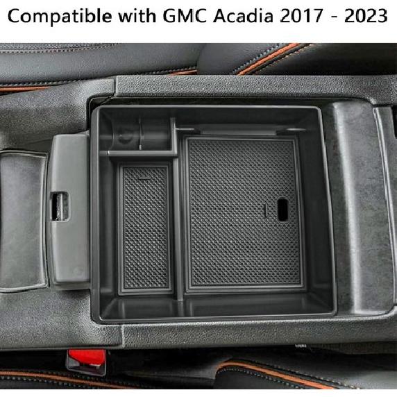 Center Console Organizer Compatible with 2017- Accessories Armrest Black