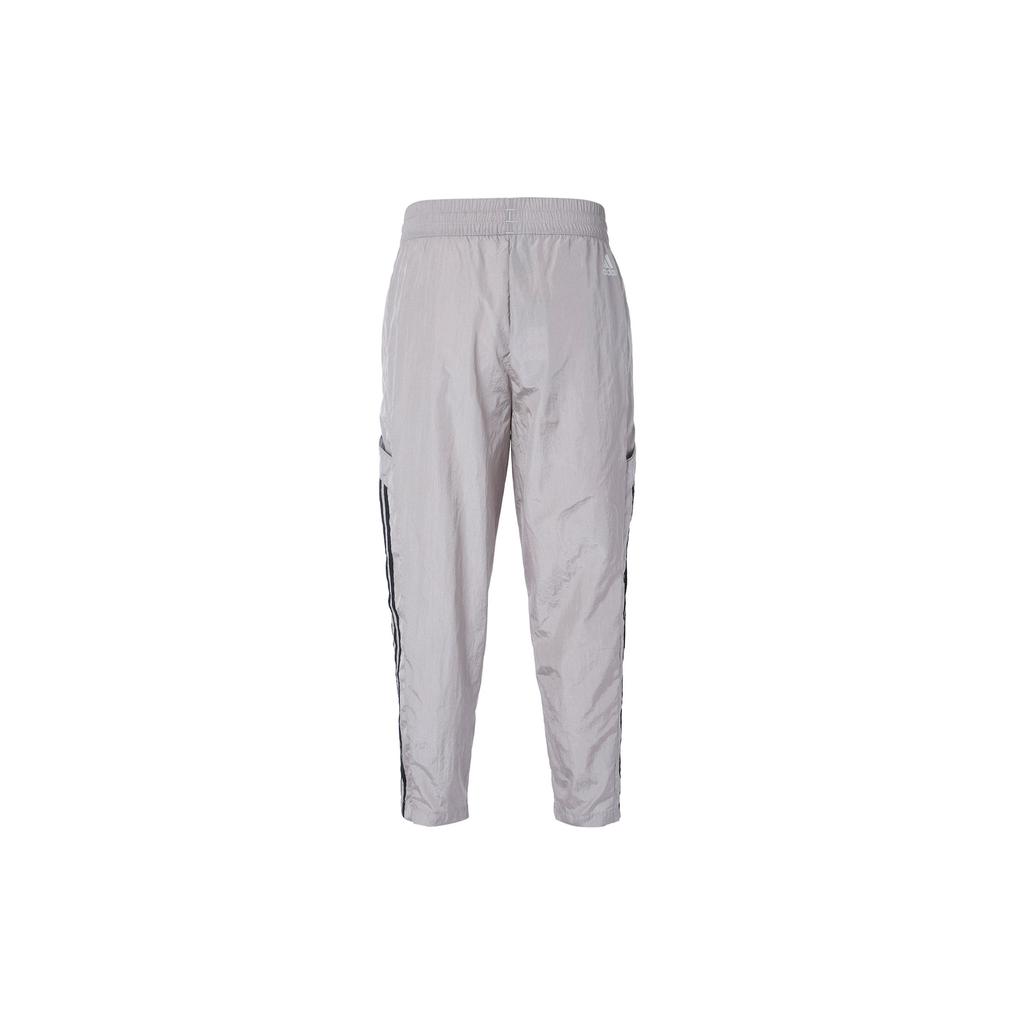 adidas Simple Casual Retro Sports Long Pants Fashion Woven Knitted Sports Pants Women Pants Light-Gray HE9991