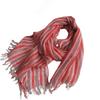 Striped Thin Linen Scarf Men And Women Couples Versatile Shawl Rough Edge Dual-Purpose Shawl Summer Sunscreen Silk Scarf