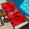 C-clifford B-big cute R-red Dog Towel Large Quick-Drying Microfiber soft Beach Towel for Travel Fitness Sauna Bathing Camping