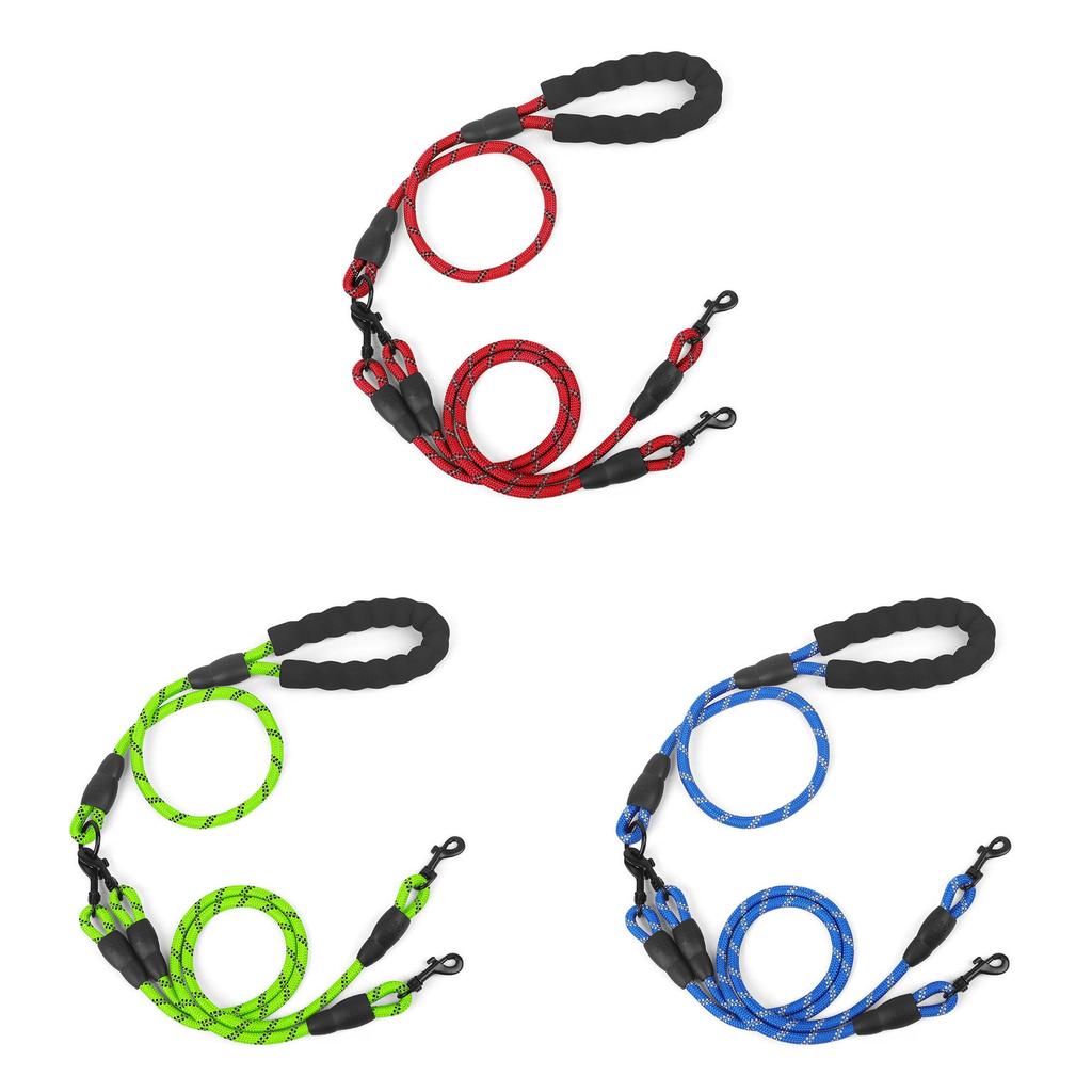 Guinzaglio in Nylon per Animali Domestici con Design a Maniglie Multiple per Passeggiate e Addestramento Cani