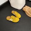 Retro and Comfortable Women's Platform Without Heels Lazy Shoes Women Wear New Spring Bag Head Half Slippers