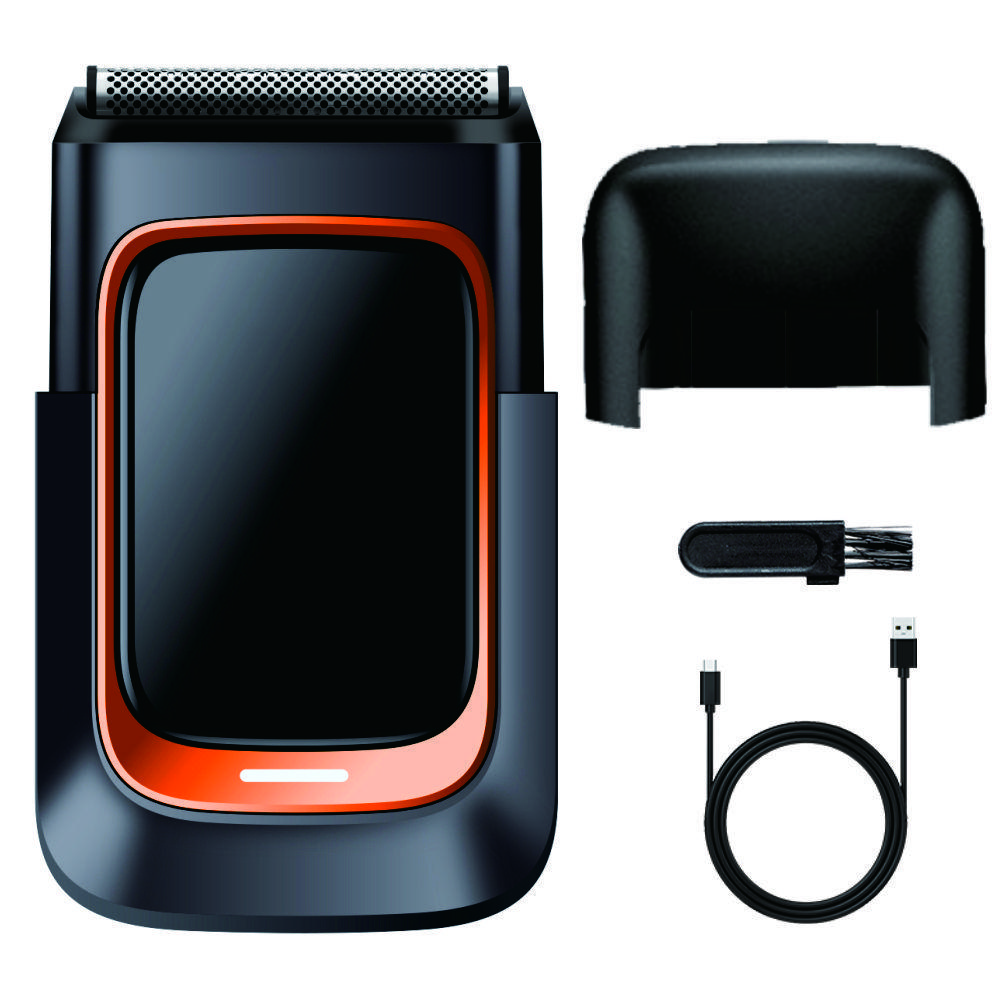 

Возвратно-поступательные электробритвы с сеткой для мужчин, бритвы для лысой головы, для бритья лица, триммер для бороды, подарки для мужчин чёрный