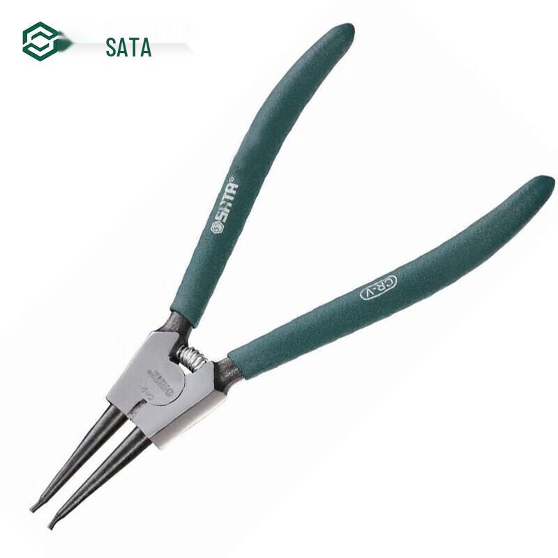 SATA 5-inch German-Style Straight Internal Circlip Pliers