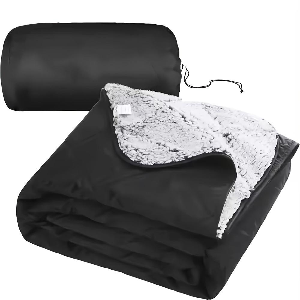 Ultra-Soft, Moisture-Proof Travel Blanket - Perfect for Camping, Picnics & Fishing | Easy To Carry, All-Season Polyester