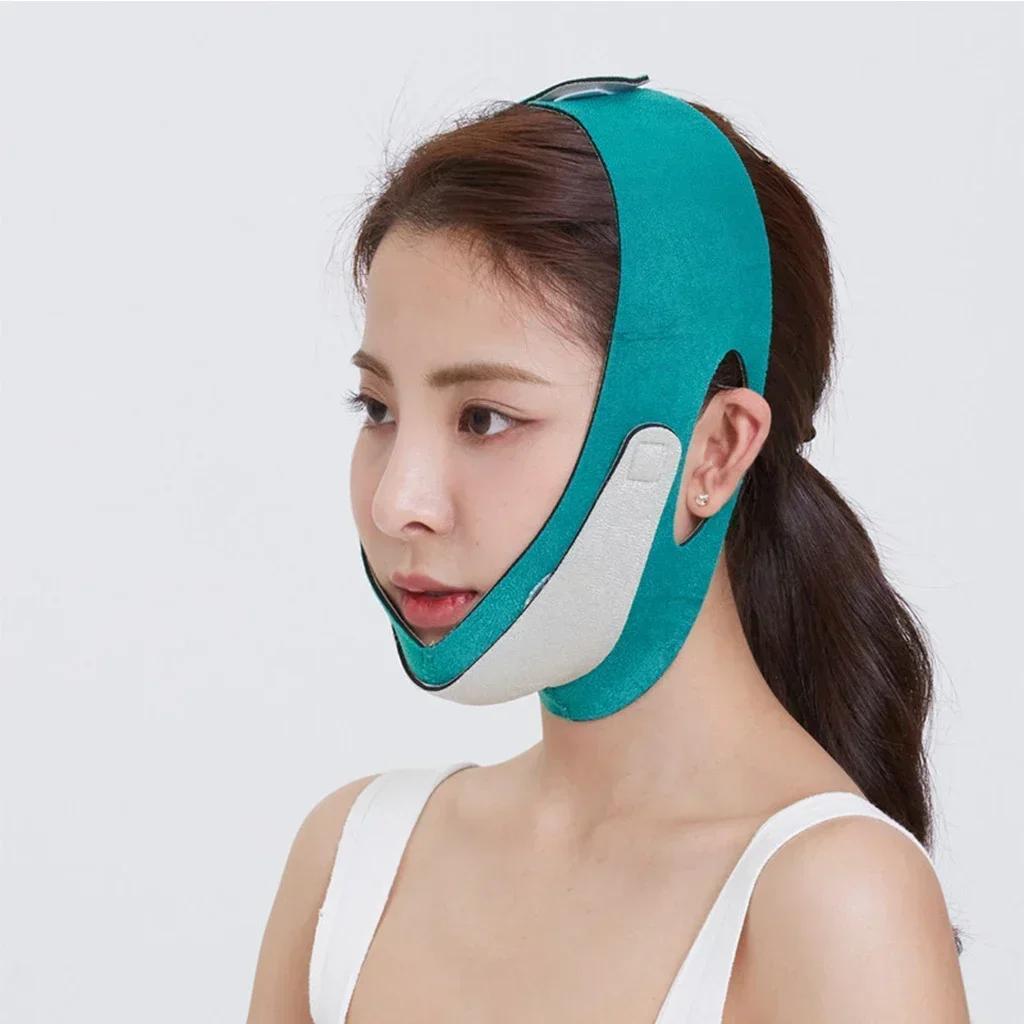 V Face Lift Up Belt Sleeping Sliming Face Mask Massage Shaper Band Facial Night Mask Bandage Double Chin Skin Face Bandage Belt