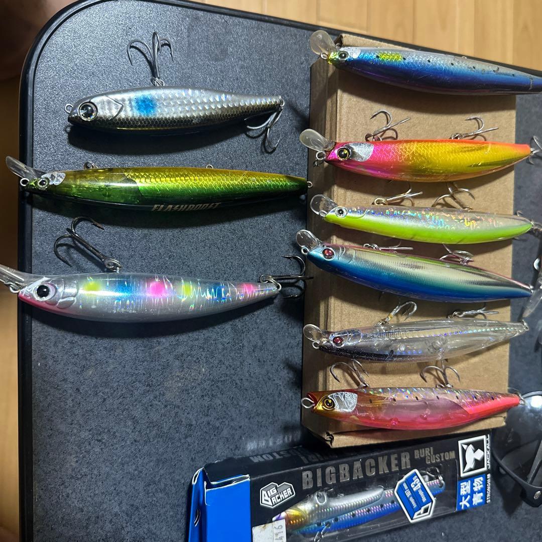 Used Lure bulk sale sea bass blue fish minnow plug
