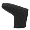 Magnetic Golf Putter Cover Headcover Waterproof PU L Shaped Golf Club Head Cover Accessory(Black )
