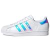 Superstar 'White Iridescent' (Unisex) Cloud White / Pulse Aqua / Pink Tint Skateboard Shoes GX3386