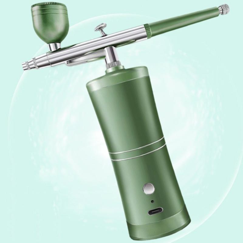 Airbrush, Spray Guns Set with Compressor, Portable Wireless Airbrush Kit and Rechargeable Hand Airbrush 3 Gear