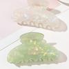 Marble Pattern Hair Claw for Daily Casual Outing Wear Y2k Claw Clips Hair Clips Hair Jaw Clip Hair Clamps Hair Clutch Hair