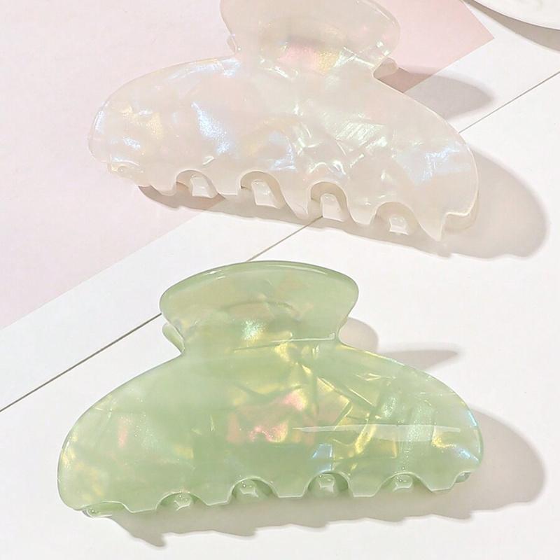 Marble Pattern Hair Claw for Daily Casual Outing Wear Y2k Claw Clips Hair Clips Hair Jaw Clip Hair Clamps Hair Clutch Hair