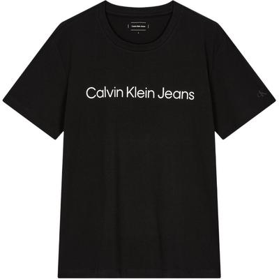 Jeans Comfortable Casual Round Neck Short Sleeve T-Shirt Unisex Tops Black J326954-BEH