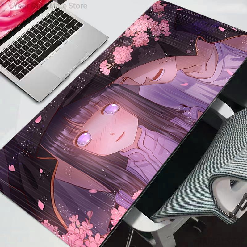 Mouse Pad Naruto Large Rubber PC Computer Gaming Accessories Mousepad Desk Mat Locking Edge Gamer Carpet durable anime