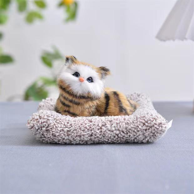 Adorable Cat Figurine with Bell - Perfect Birthday Gift for Girlfriends, Kids, and Cat Lovers