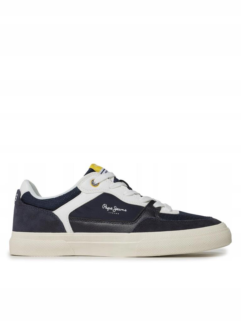 Pepe Jeans Męskie Buty Granatowe Sportowe Ze Skórą 45 Awe