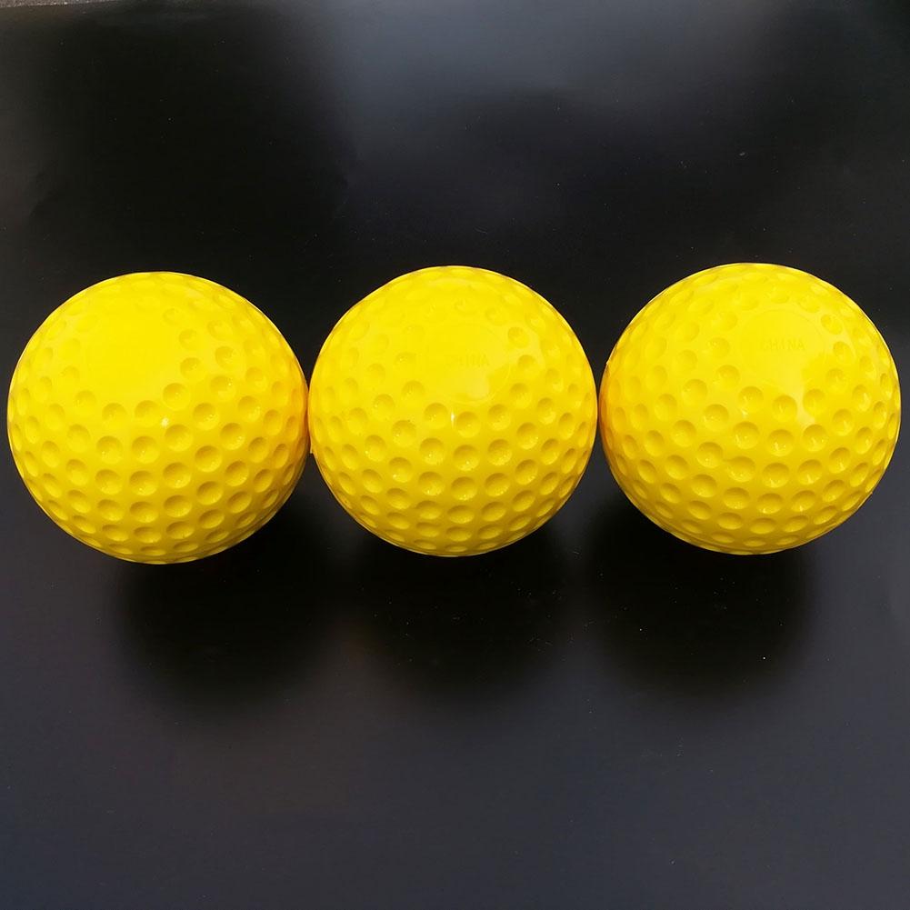 Baseball Bright Green PU Yellow 7.2cm/2.8in 9.7cm/3.8in