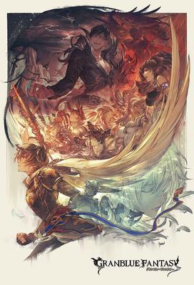 [Made In Japan] Beverly 1000-Piece Jigsaw Puzzle Granblue Fantasy 5th Anniversary Key Visual (49x72cm) 1000-118