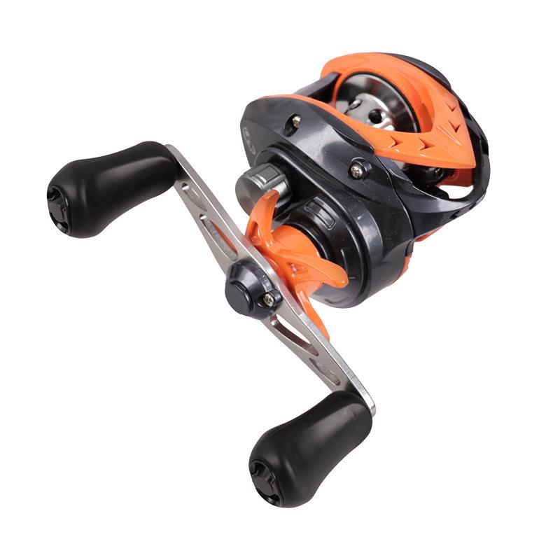 

Versatile Long Cast Baitcasting Fishing Reel with Metal Drag & Aluminum Handle