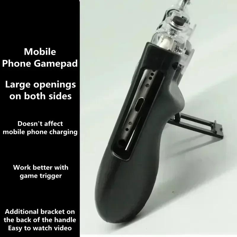 Mobile Phone Gamepad Aim Shooting L1R1 Key Button for IOS Android PUBG Game Joystick Controller Handle with Plastic Bracket