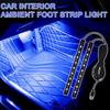 Car LED Foot Lights 12V Interior Ambient Lights Strip Accessories Auto 18 Lamp Decorative Atmosphere Bulbs Cm Light 17 M3C3