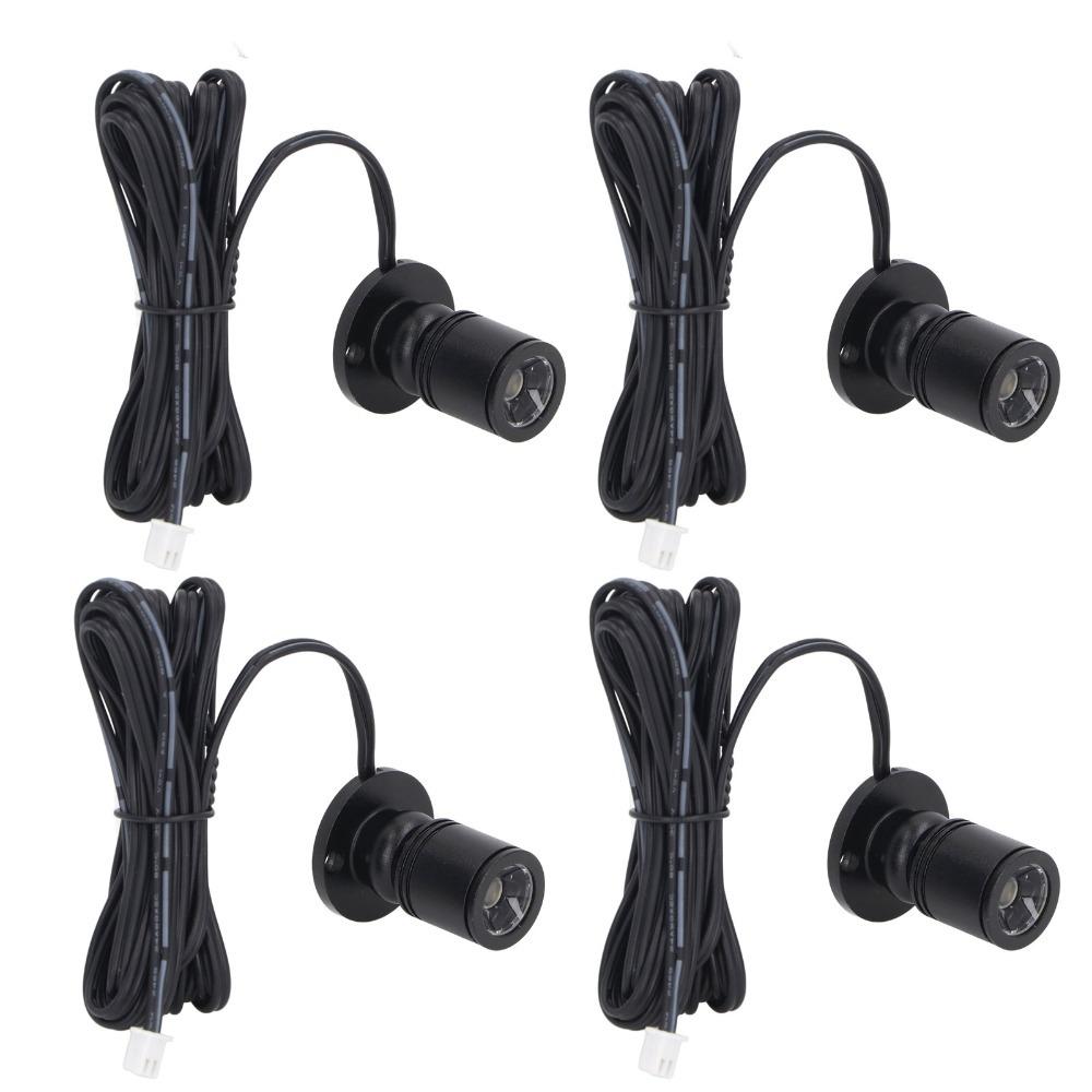4-Pack 6.6ft Cable LED Display Spot Lights 5V LED Mini Spotlight  Pictures