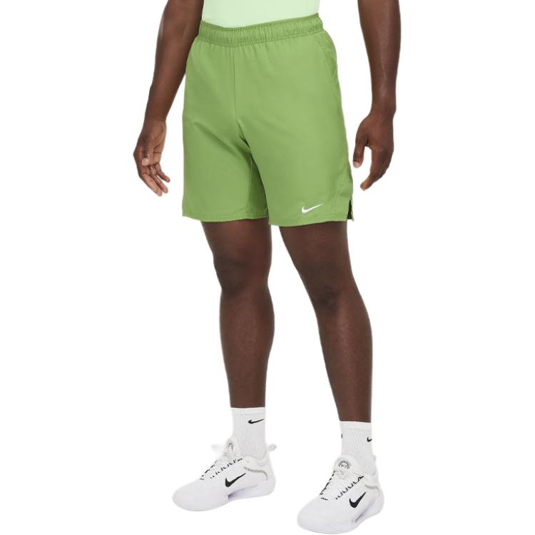 

Nike Logo Embroidered Lace-Up Casual Shorts Men shorts Green FD5384-350 L