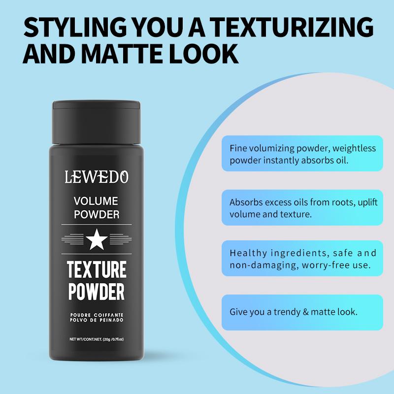 Hair Texturizer Volume Powder Long Lasting Keeping Hair Soft Fluffy All Day No Mess Dust It for Hair Styling Powder Hair Styling