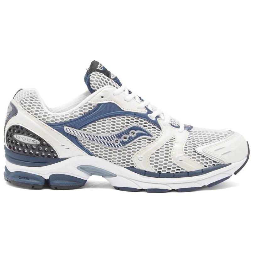 Saucony Progrid Triumph 4 White Navy Men Sneakers S70704-12