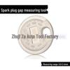 Spark Plug Gap Adjustment Tool 0.6-2.4mm Coin-Type Metric/Imperial Gauge