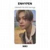 ENHYPEN Pendientes ORANGE BLOOD Fotocarte Oficial