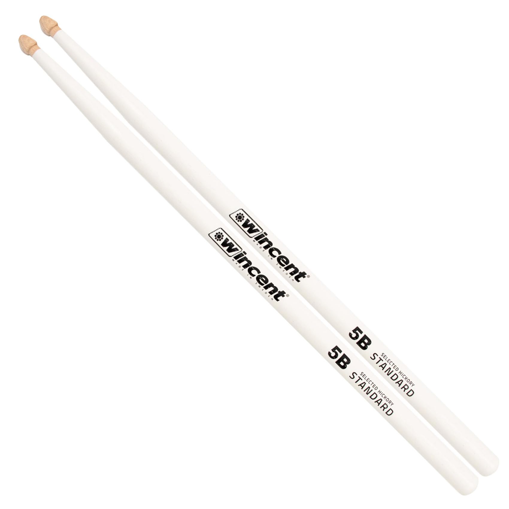 

Wincent Drumsticks Drumstick (Hickory/White) W-5BCW белый
