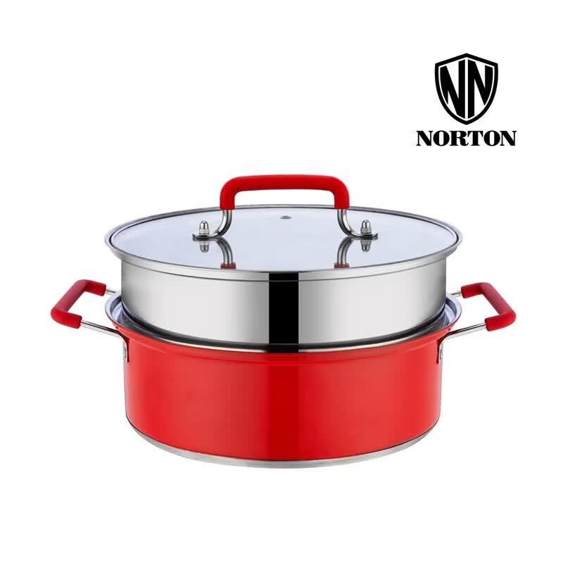 NORTON Carlos Stainless Steel Soup Steamer Pot