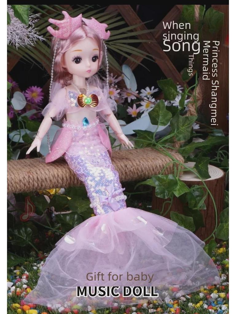 Doll Girl Singing Mermaid Princess - Kids' Birthday Gift