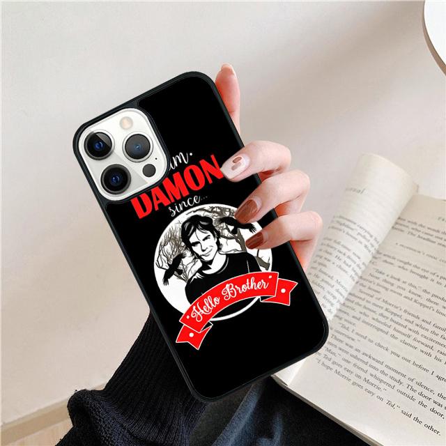 A little bit of Damon Vampire Diaries Phone Case Cover For iPhone 17 Air 15 16 Pro Max 14 13 12 11 Pro Max Plus