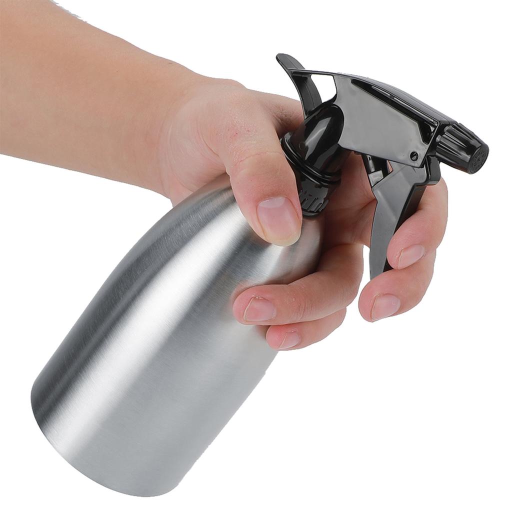 500mL Stainless Steel Gardening Kitchen Watering Spraying Bottle Adjustable Nozzle Can