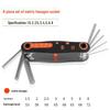 Foldable Metric & Imperial Hex Key and Torx Screwdriver Set
