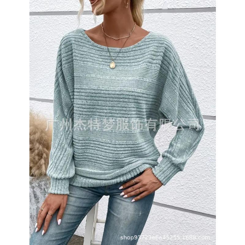 JPNTKY Women's Fashion Casual O-Neck Long Sleeve Blouses & Shirts