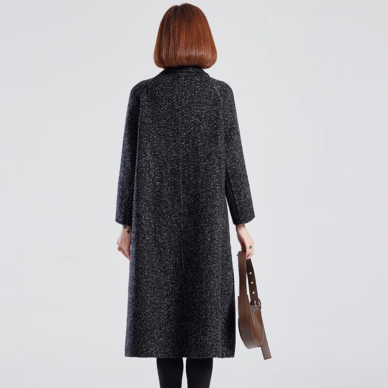 Women's Winter Double-faced Wool Blend Long Coat