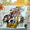1pc Looney Tunes Sylvester Tweety Outdoor Blanket - Throw Blanket, Soft , Flannel Blankets, Living Room, Travel, Camping-1102115