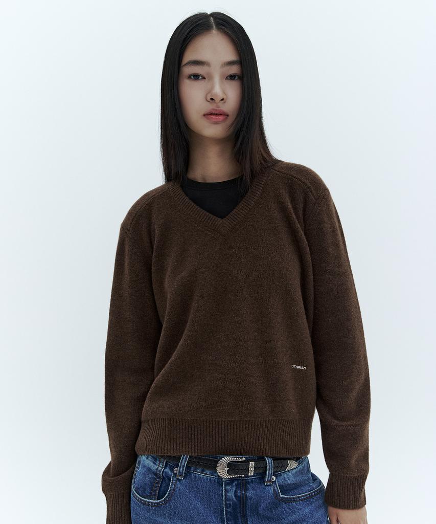 CITYBREEZE Wool Essential V-Neck Knit_5 Colors