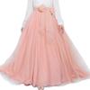 Elegant Cross-Border Women's Layered Tulle Skirt with Bow Belt for Weddings and Parties
