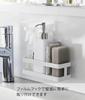 Yamazaki Film Hook Sponge Bottle Rack White W18 x x H6cm film Tower Sponge Holder Sponge Holder Sink Storage 2167 & Body Approx. D7.5 (excluding