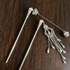 Ancient Style Silver Tassel High-End Chinese Hairpin