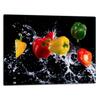 GLASS PLATE CUTTING BOARD 52x40 PEPPER