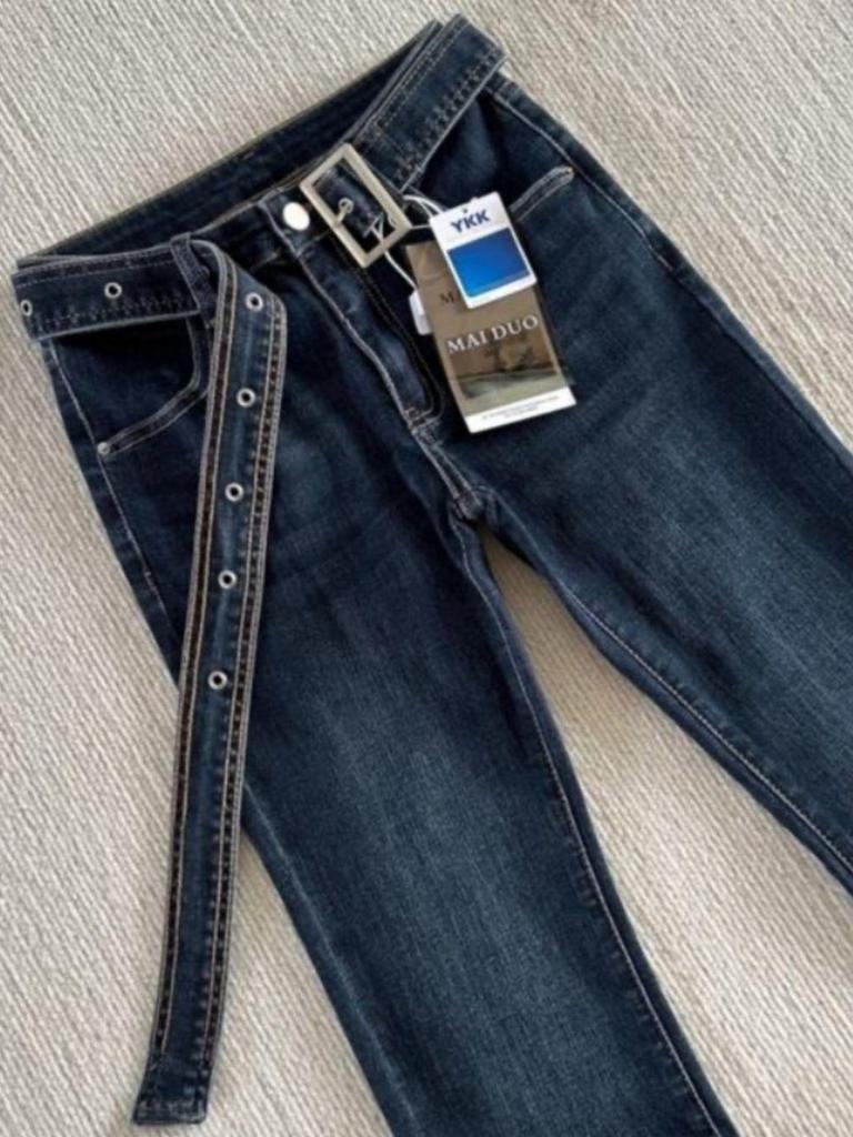Women's American Retro Low-Rise Micro-Flare Jeans with Fleece Lining - Thickened Slimming Fit, Straight Cigarette Leg, Trendy Long Pants.